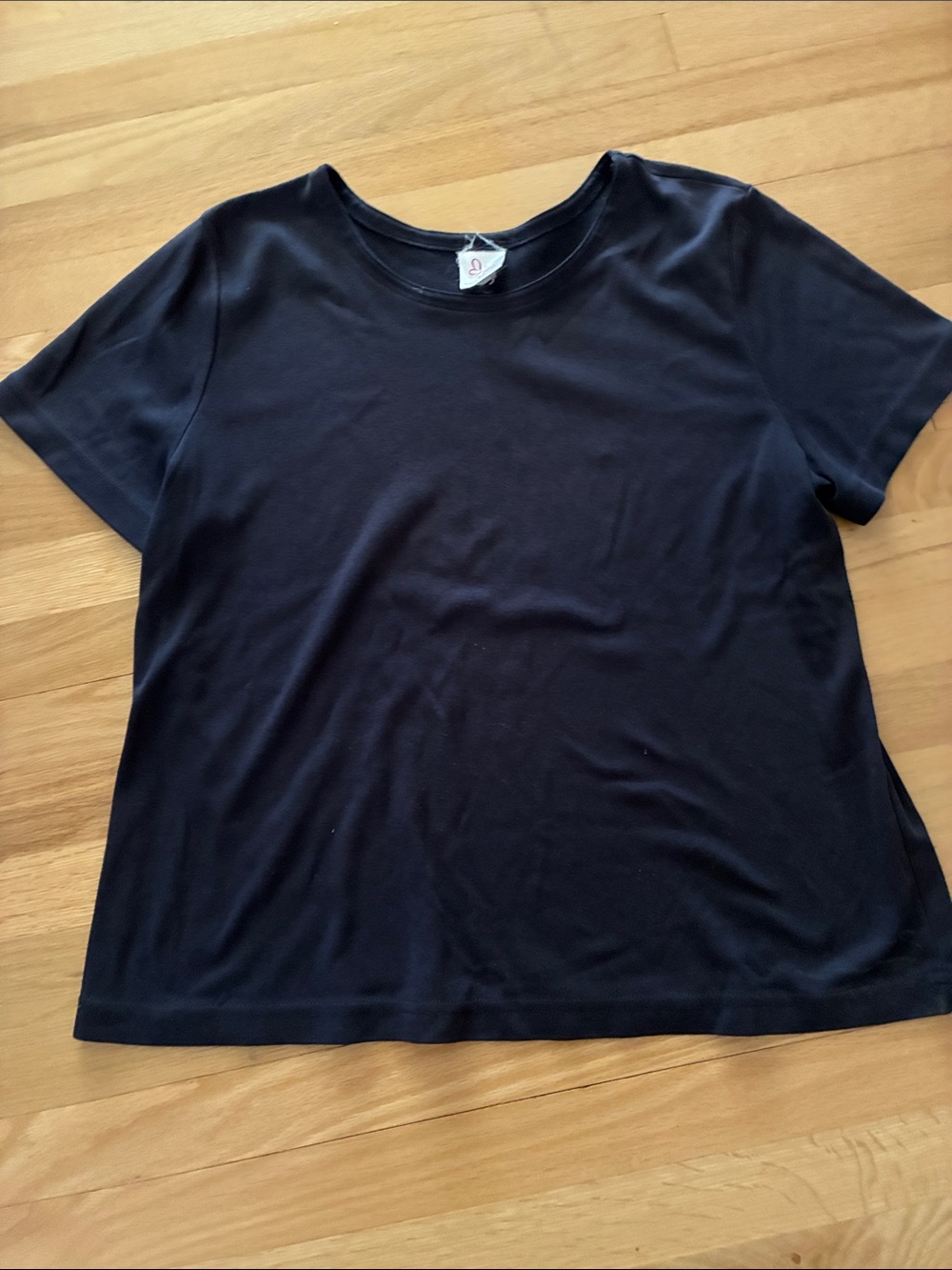 Classic Short-Sleeve Crewneck Tee in Black